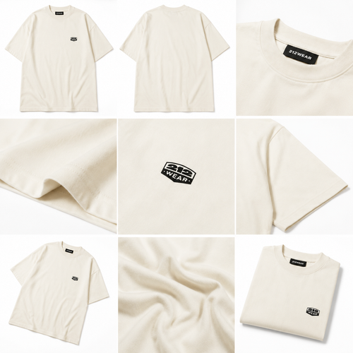 212WEAR Essentials Tee – Cream