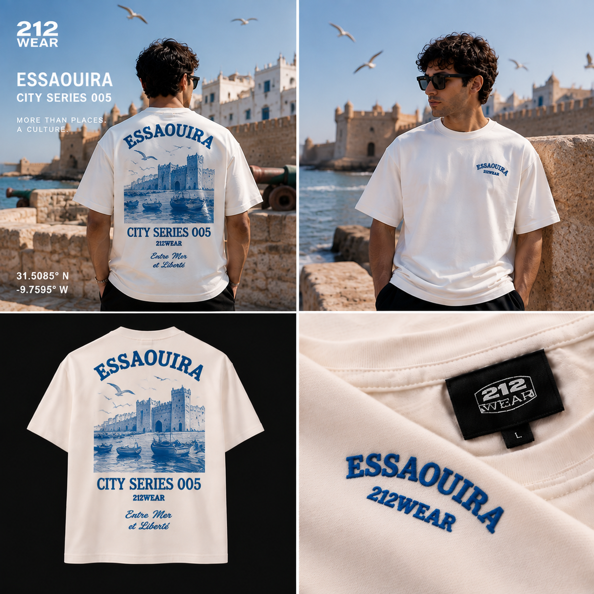 212WEAR City Series 005 – Essaouira Premium Oversized T-Shirt