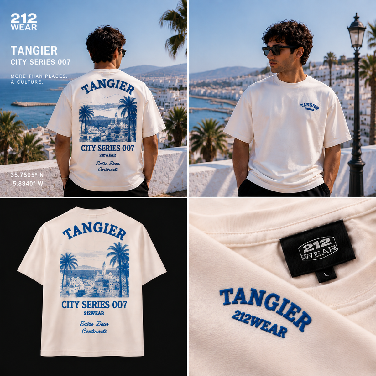 212WEAR City Series 007 – Tangier Premium Oversized T-Shirt