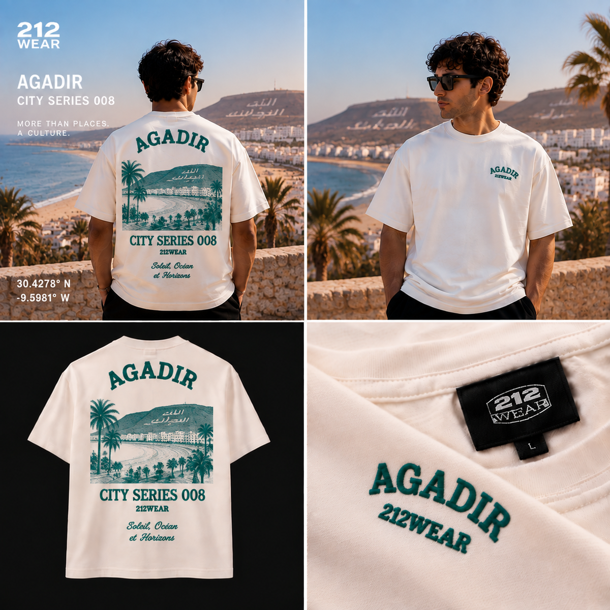 212WEAR City Series 008 – Agadir Premium Oversized T-Shirt