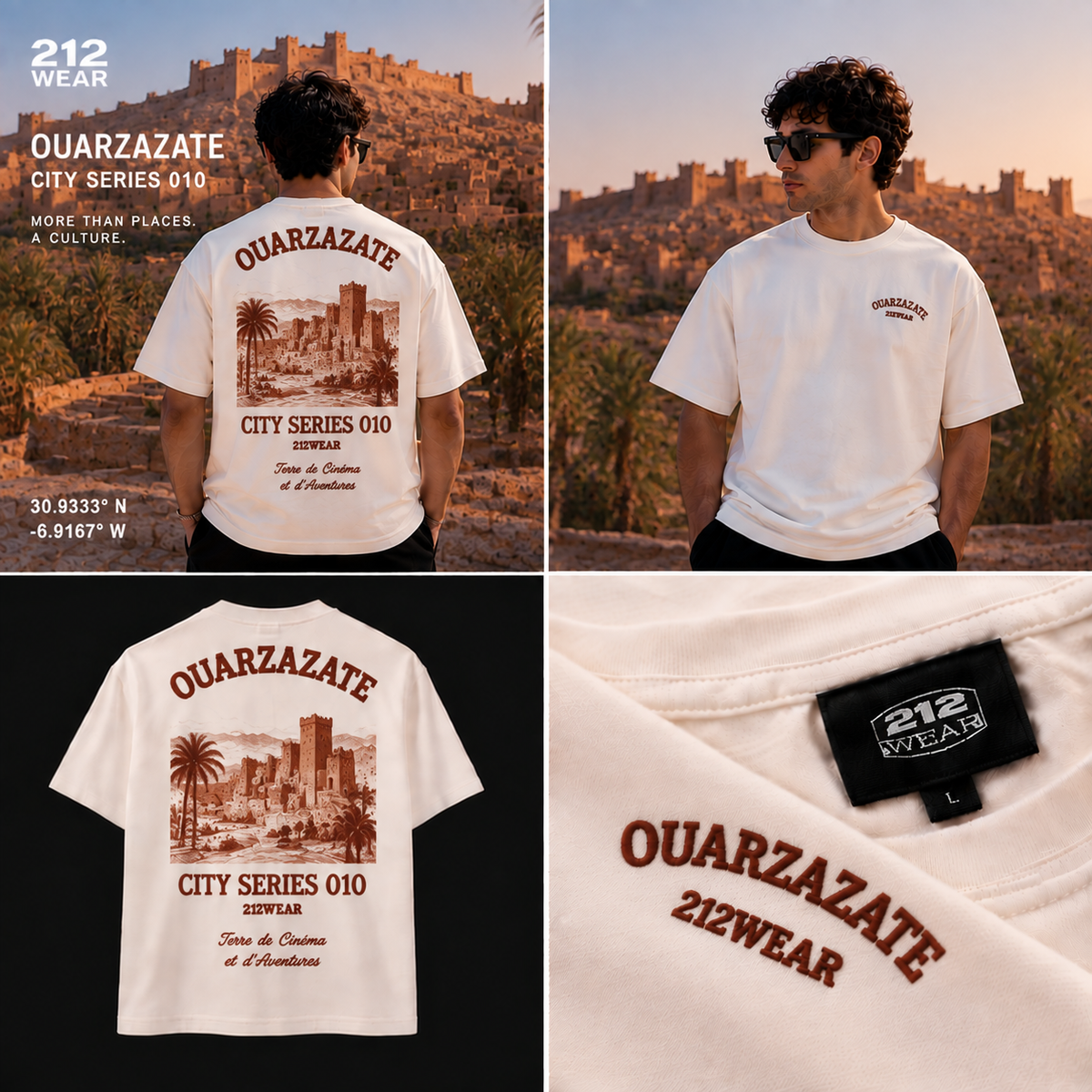 212WEAR City Series 010 – Ouarzazate Premium Oversized T-Shirt