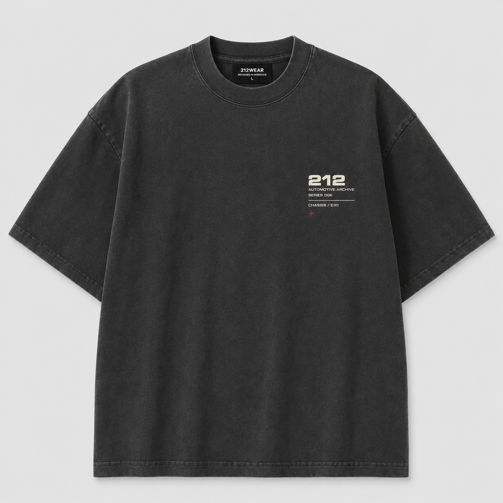 212WEAR Motorsport 006 – BMW E30 Premium Oversized T-Shirt