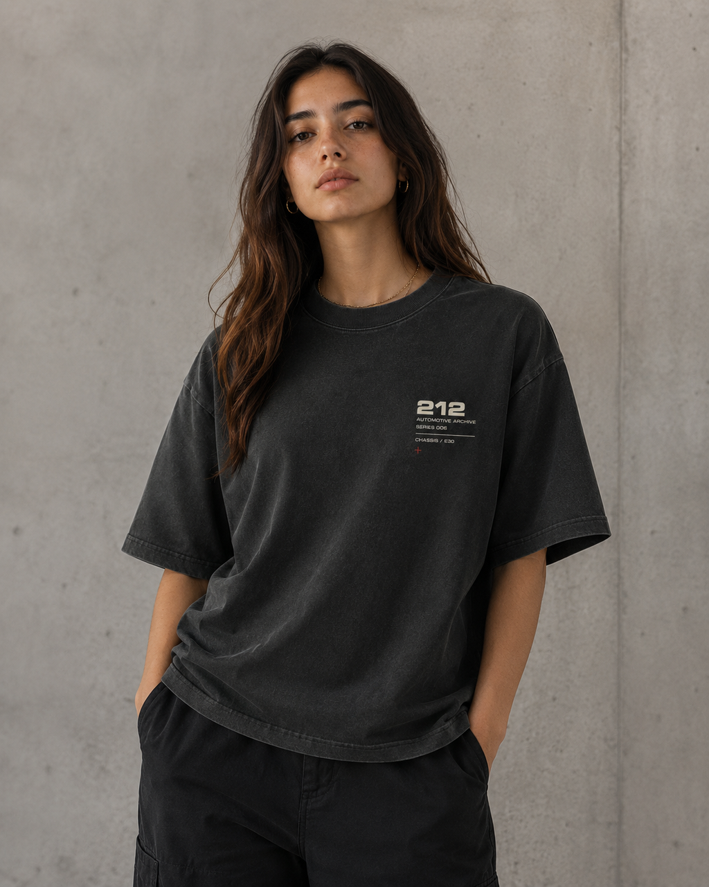 212WEAR Motorsport 006 – BMW E30 Premium Oversized T-Shirt