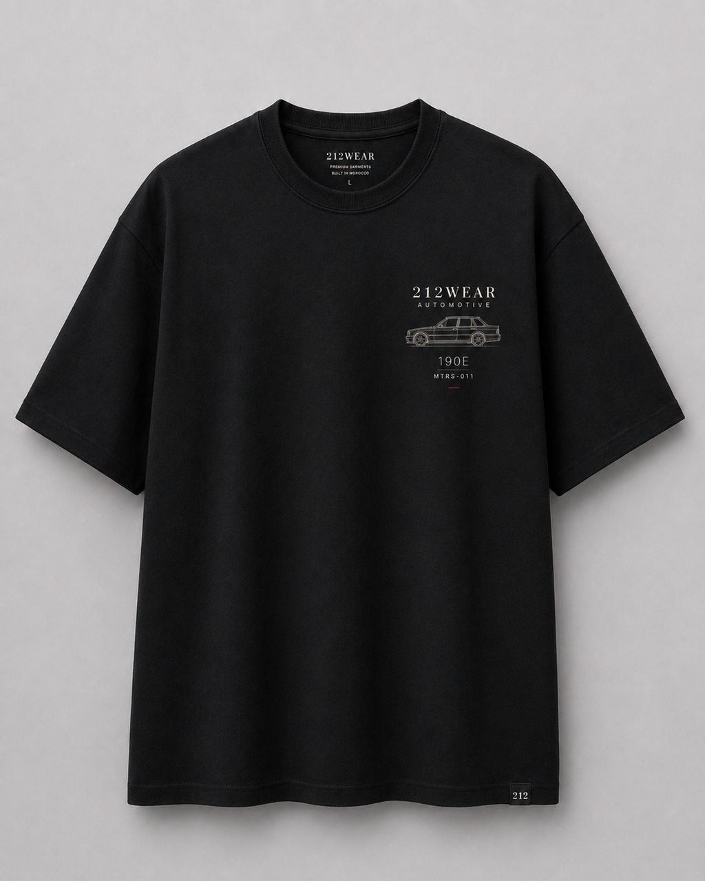 212WEAR Automotive Mercedes 190E Premium Oversized T-Shirt