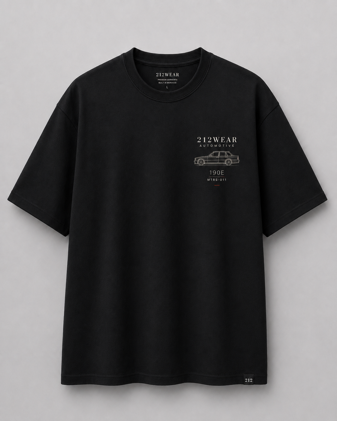 212WEAR Automotive Mercedes 190E Premium Oversized T-Shirt