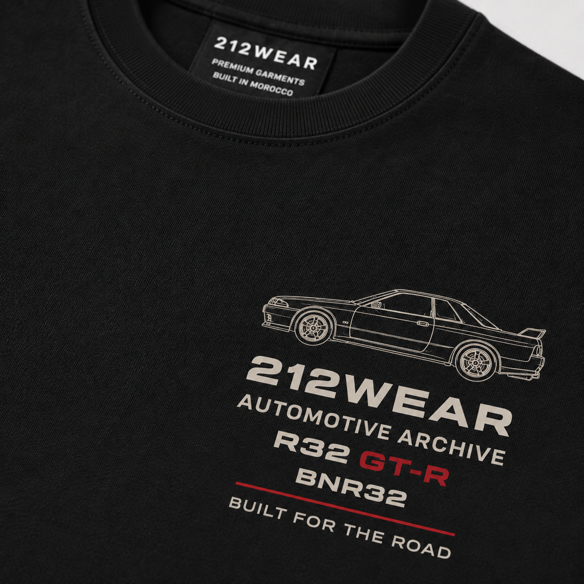 212WEAR Automotive Nissan R32 GT-R Premium Oversized T-Shirt