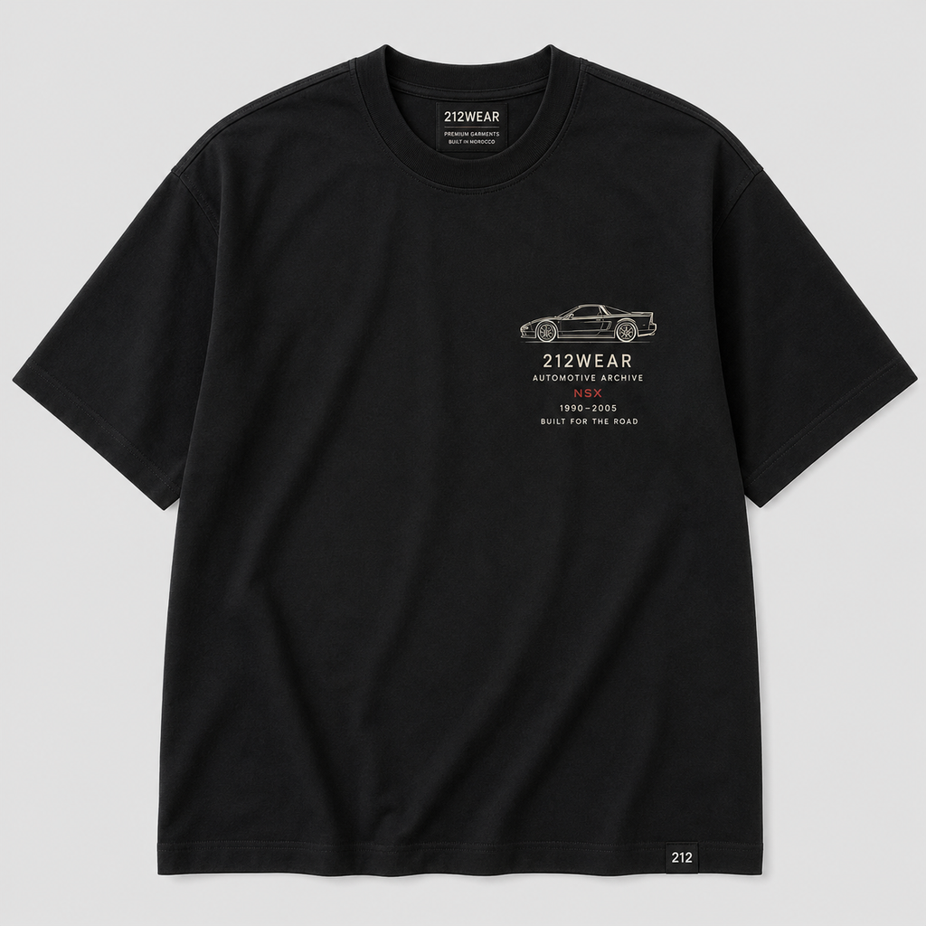212WEAR Automotive Honda NSX Premium Oversized T-Shirt