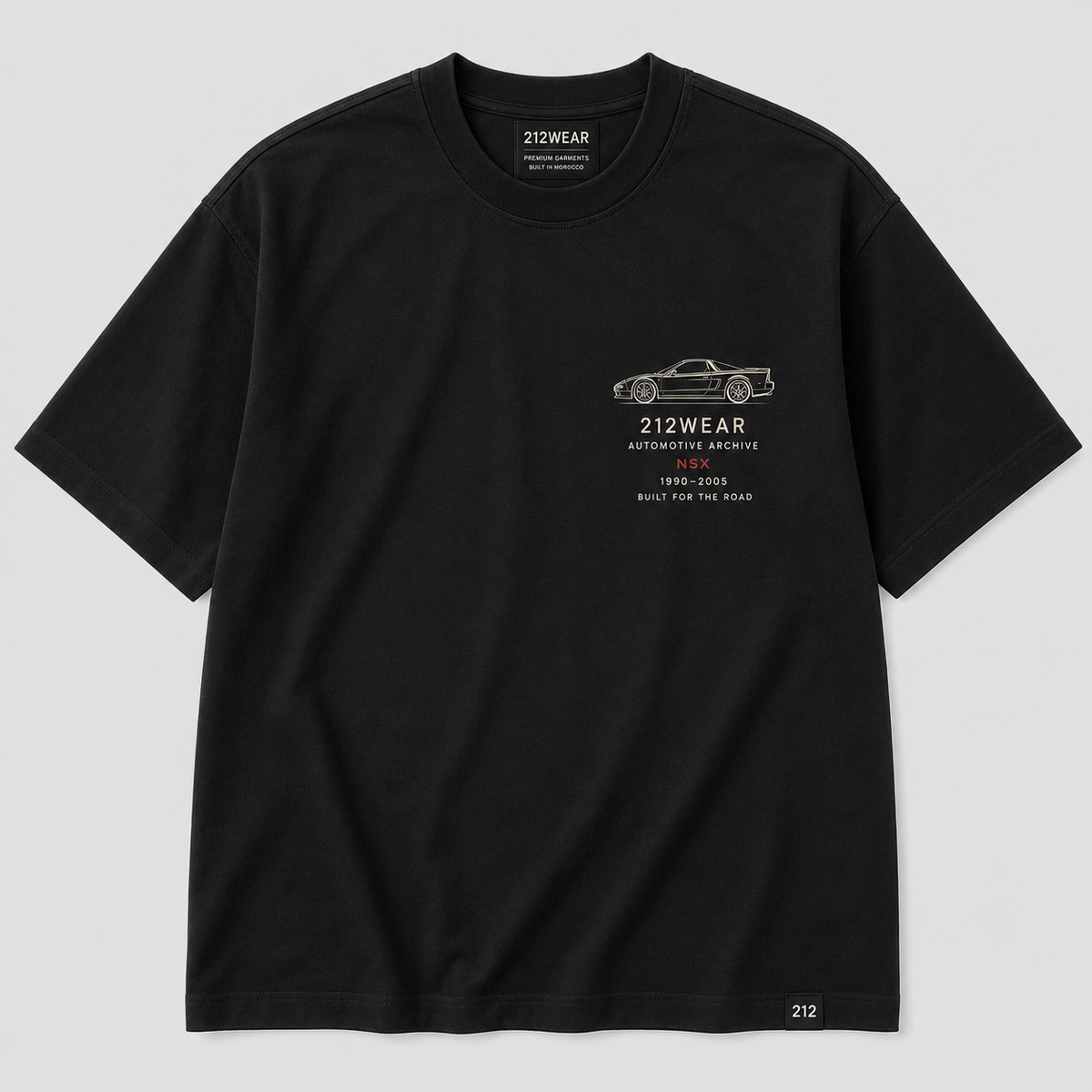 212WEAR Automotive Honda NSX Premium Oversized T-Shirt