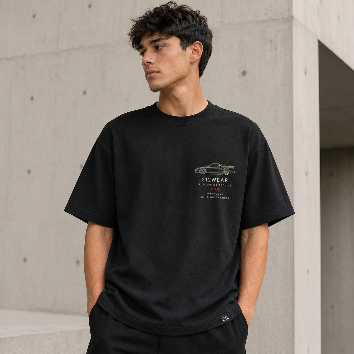 212WEAR Automotive Honda NSX Premium Oversized T-Shirt