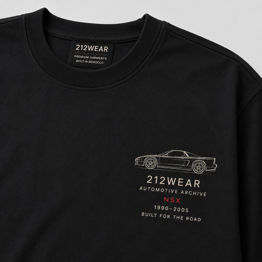 212WEAR Automotive Honda NSX Premium Oversized T-Shirt