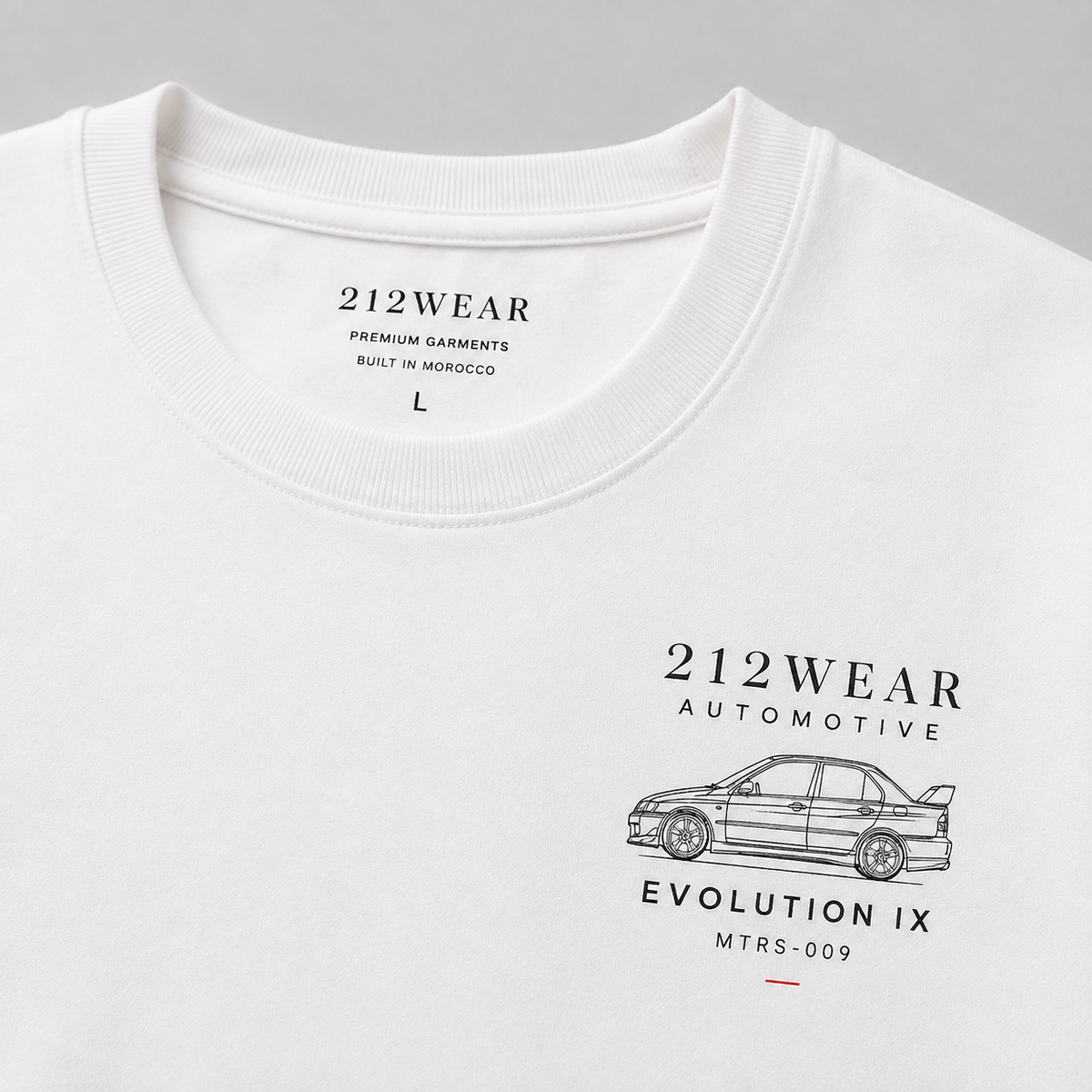 212WEAR Automotive Mitsubishi Evo Premium Oversized T-Shirt