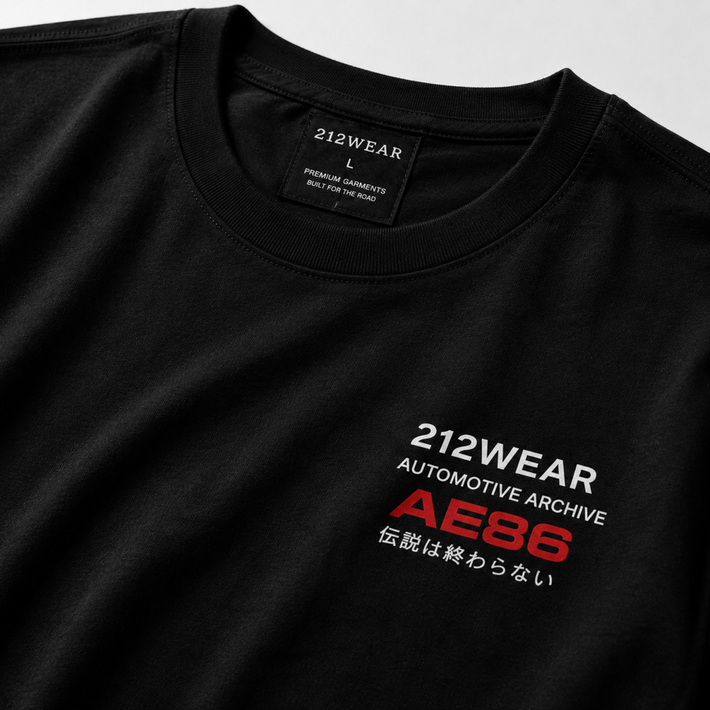 212WEAR Automotive Toyota AE86 Premium Oversized T-Shirt