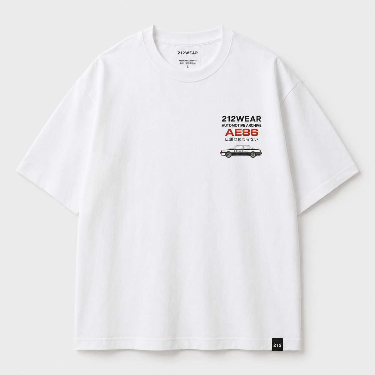 212WEAR Automotive Toyota AE86 Premium Oversized T-Shirt