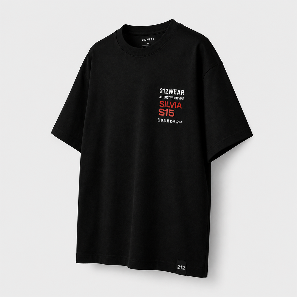 212WEAR Automotive Nissan Silvia S15 Premium Oversized T-Shirt