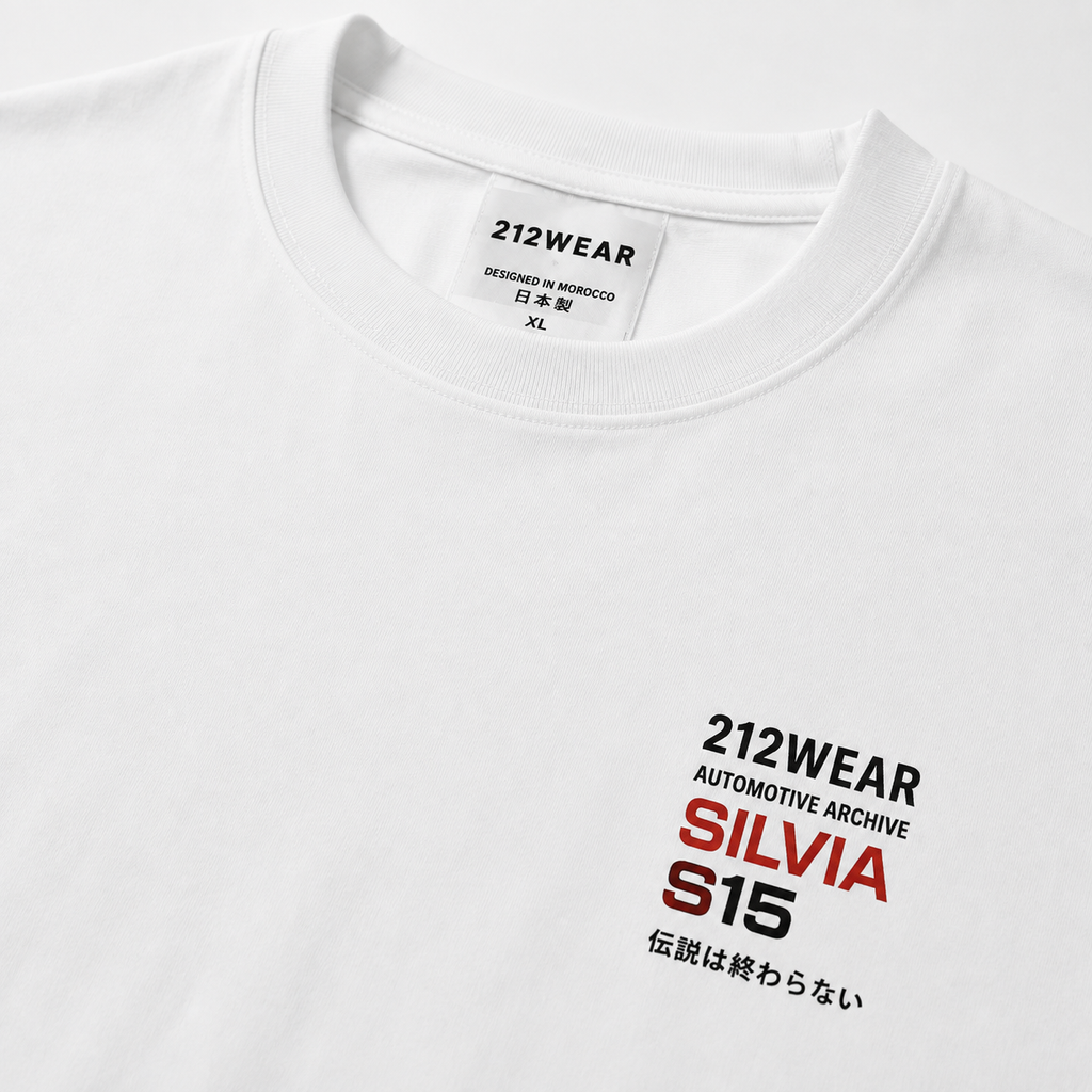 212WEAR Automotive Nissan Silvia S15 Premium Oversized T-Shirt