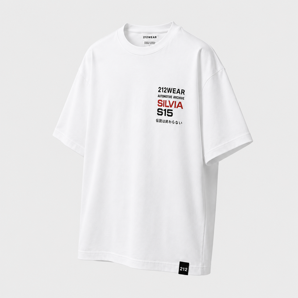 212WEAR Automotive Nissan Silvia S15 Premium Oversized T-Shirt