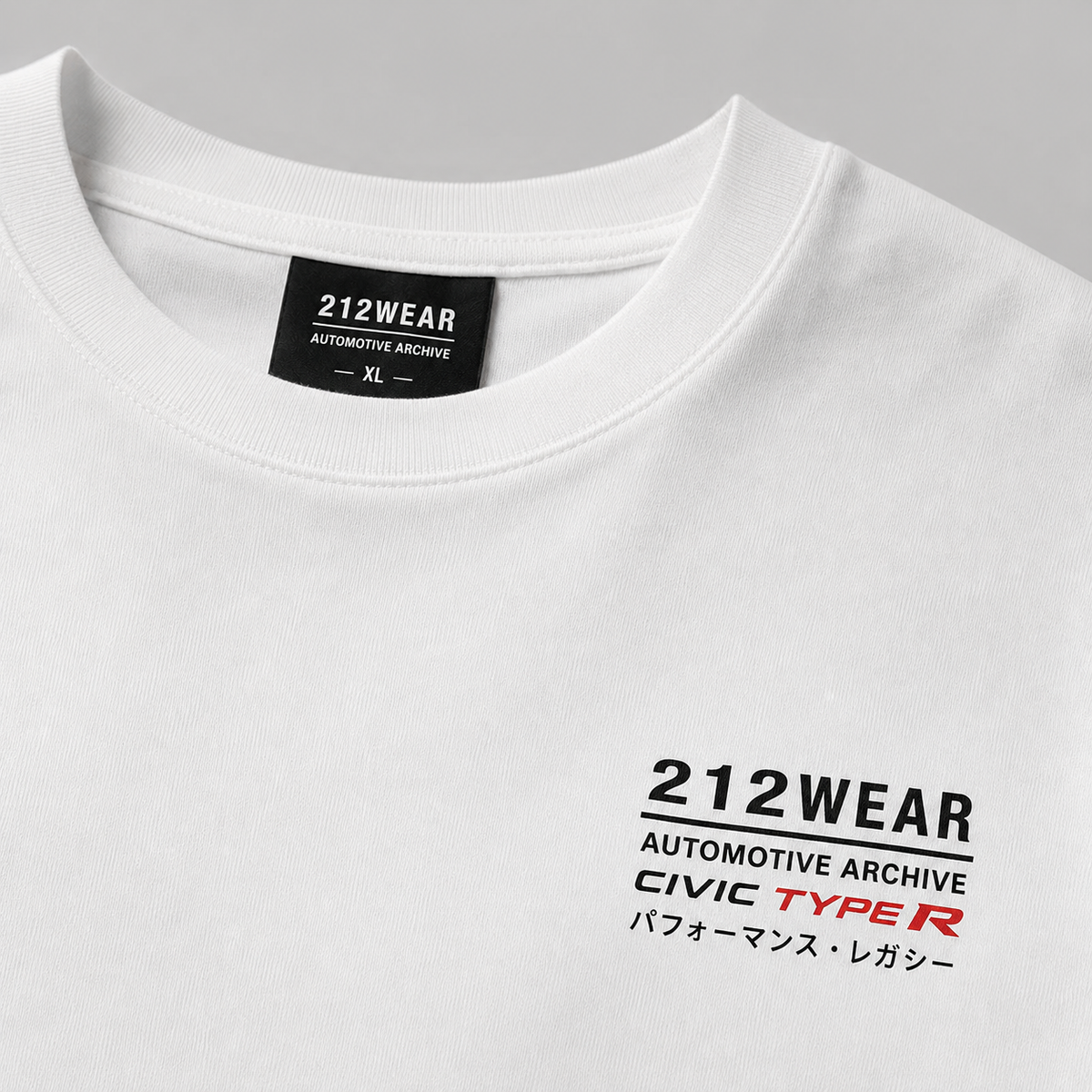 212WEAR Automotive Honda Civic Type R Premium Oversized T-Shirt