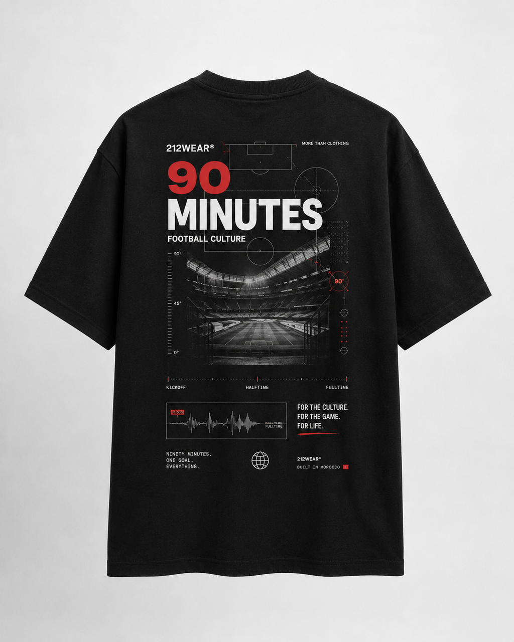 212WEAR 90 Minutes Premium Oversized T-Shirt