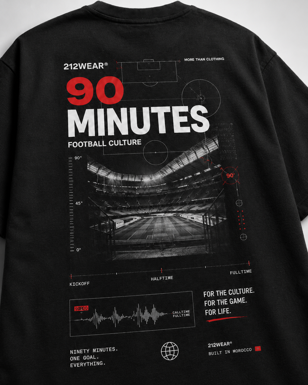 212WEAR 90 Minutes Premium Oversized T-Shirt