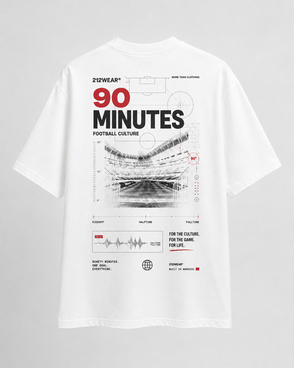 212WEAR 90 Minutes Premium Oversized T-Shirt