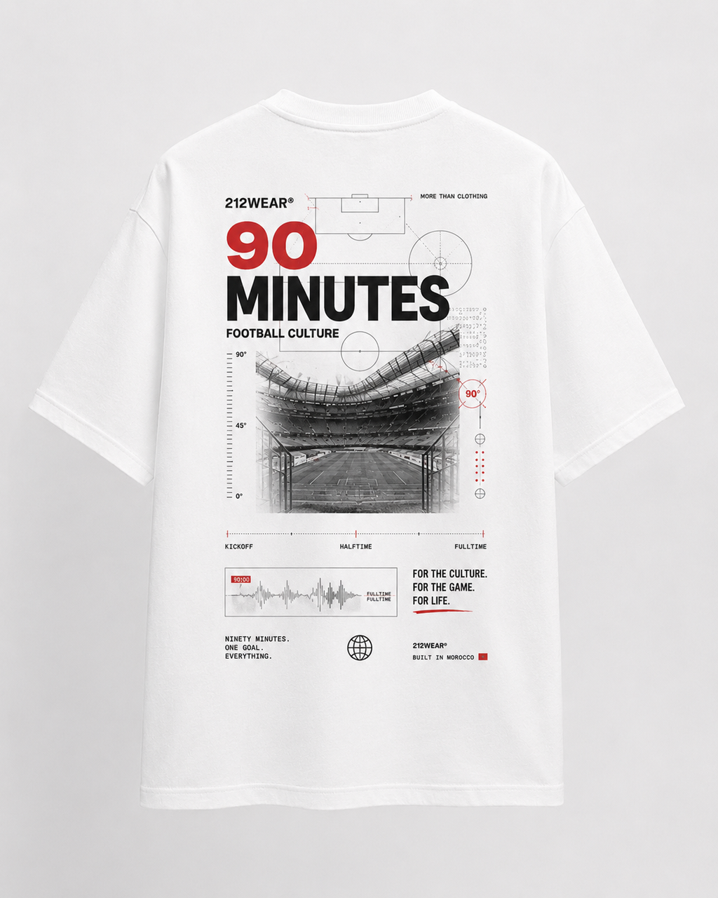 212WEAR 90 Minutes Premium Oversized T-Shirt