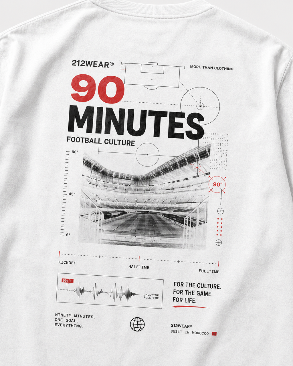 212WEAR 90 Minutes Premium Oversized T-Shirt