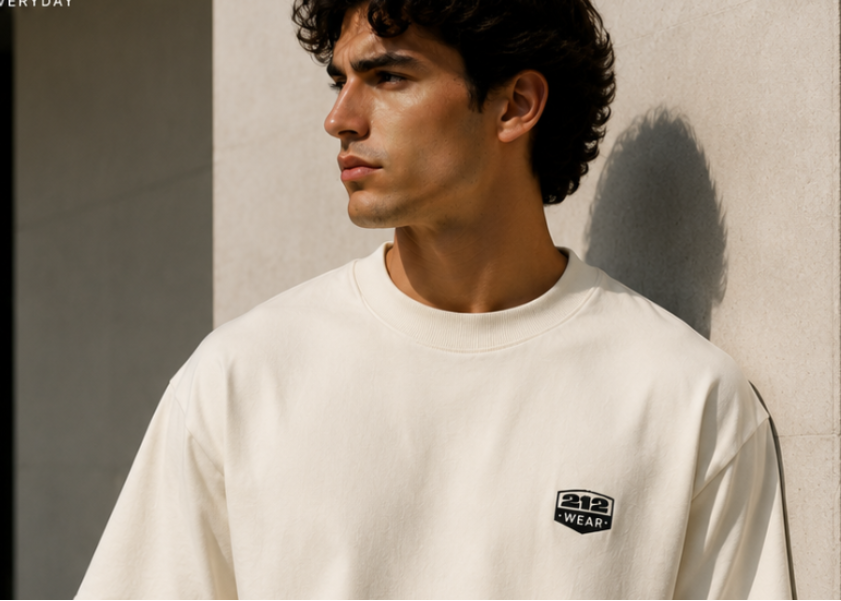 212WEAR Essentials Tee – Cream