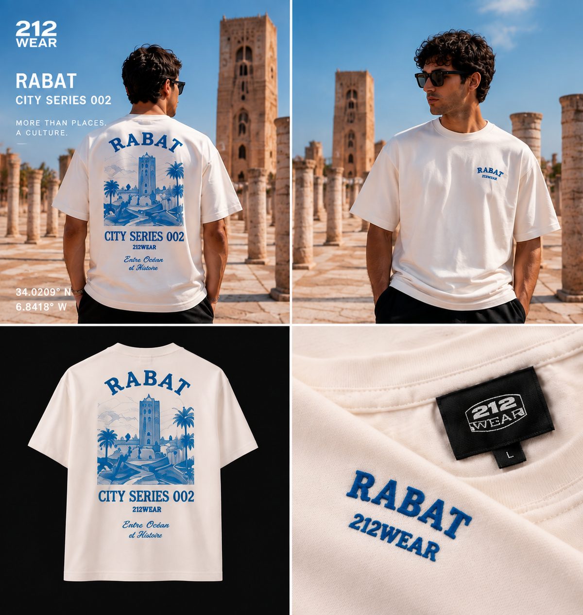 212WEAR City Series 002 – Rabat Premium Oversized T-Shirt