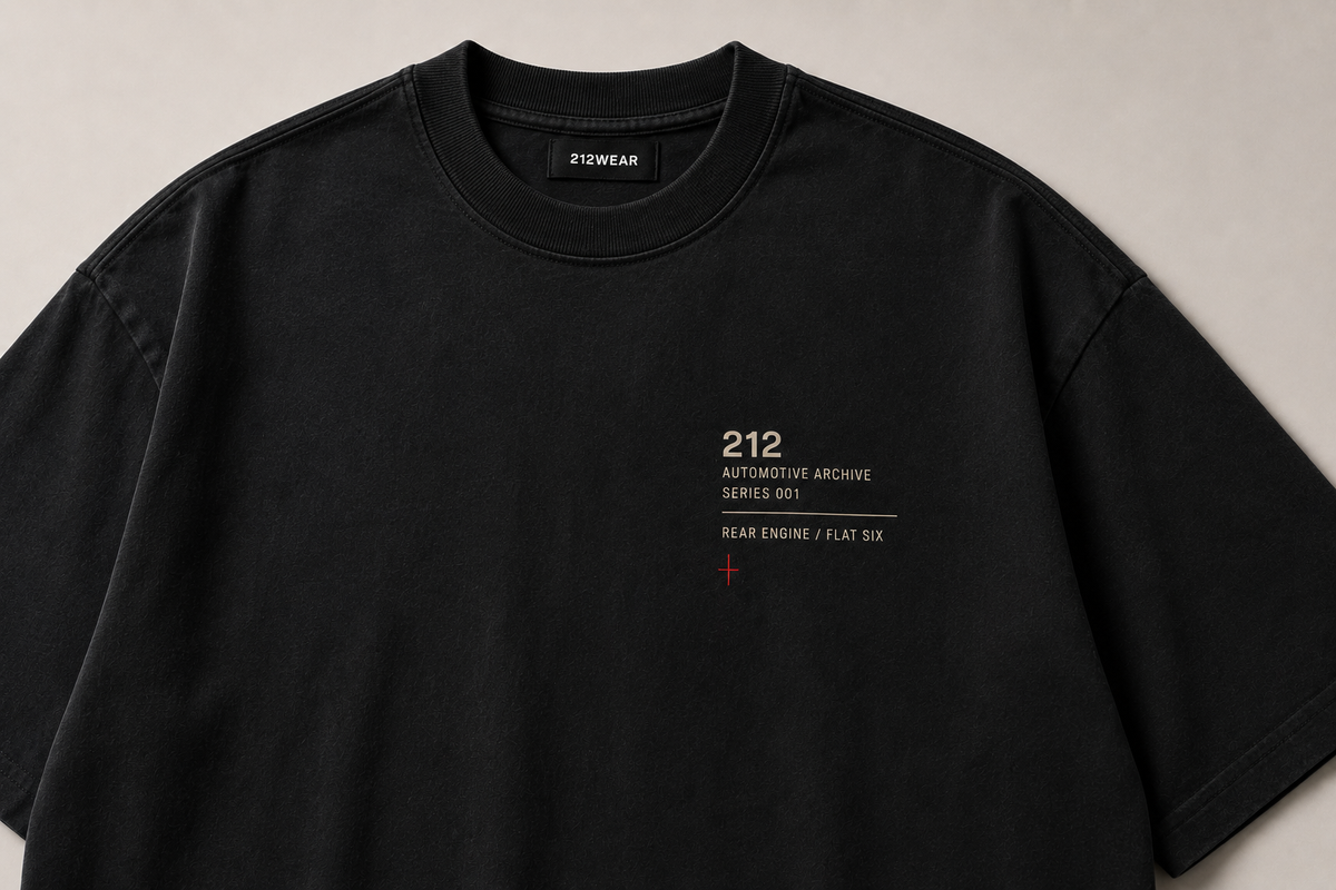 212WEAR Porsche 911 — T-Shirt Oversize Premium