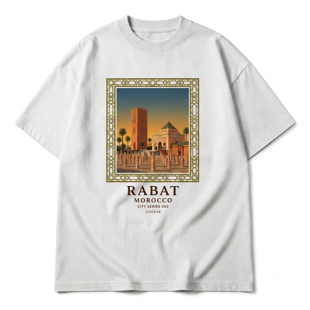 212WEAR City Series • 002 – Rabat Premium Oversized T-Shirt