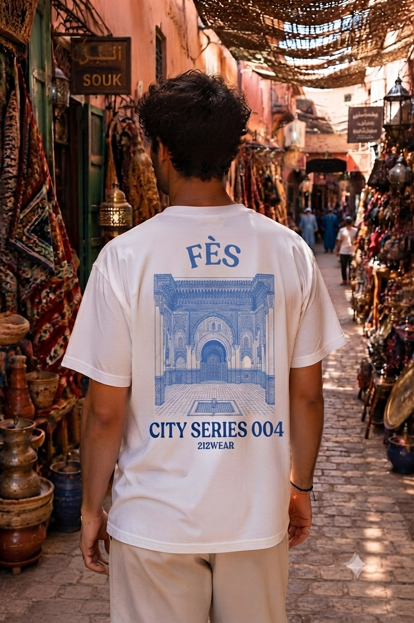212WEAR City Series 004 – Fès Premium Oversized T-Shirt