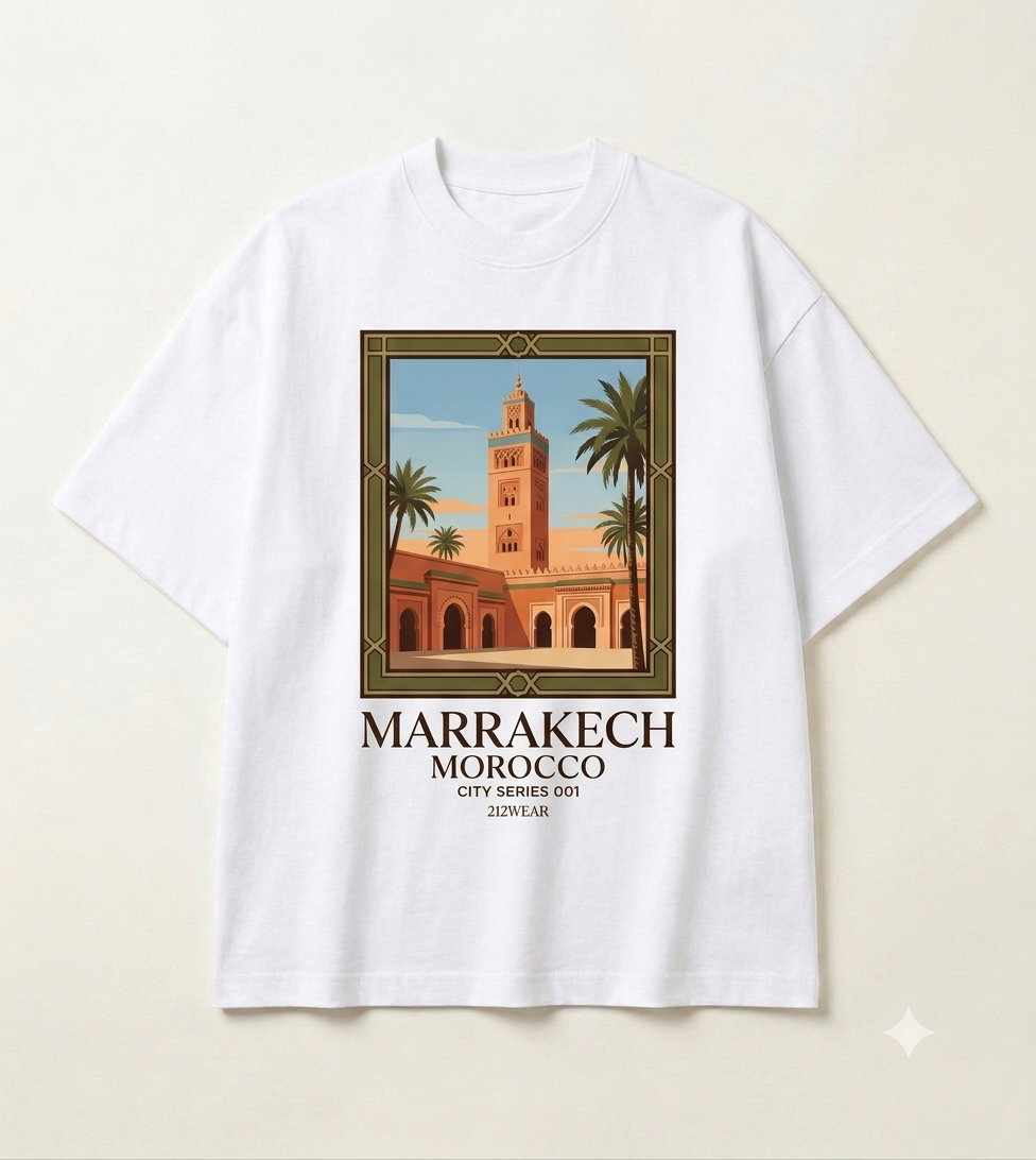 212WEAR City Series 001 – Marrakech Premium Oversized T-Shirt
