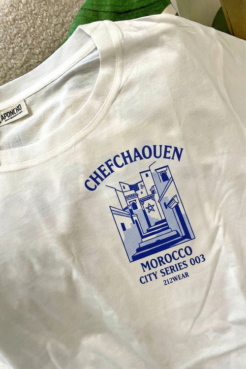 212WEAR City Series 003 – Chefchaouen Premium Oversized T-Shirt