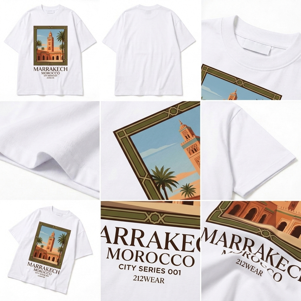 212WEAR City Series 001 – Marrakech Premium Oversized T-Shirt