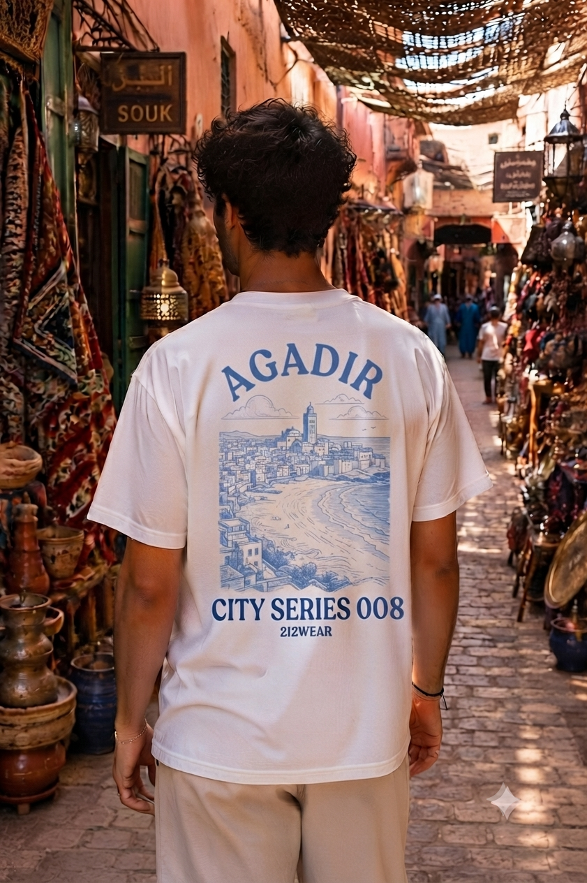 212WEAR City Series 008 – Agadir Premium Oversized T-Shirt