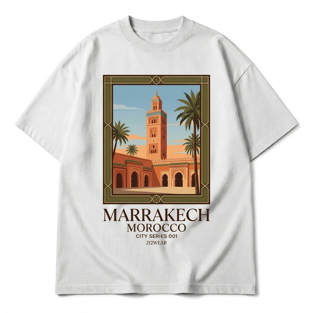 212WEAR City Series 001 – Marrakech Premium Oversized T-Shirt
