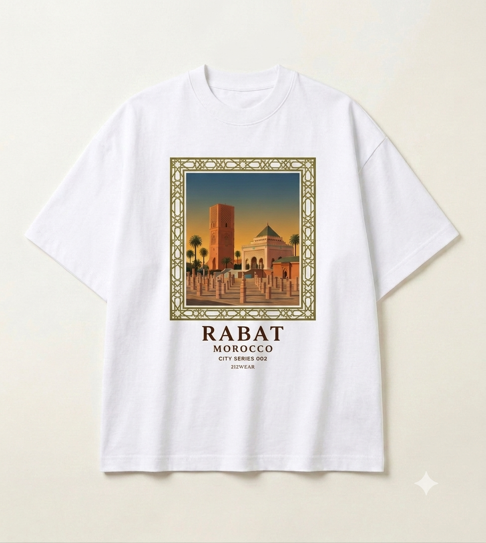 212WEAR City Series • 002 – Rabat Premium Oversized T-Shirt