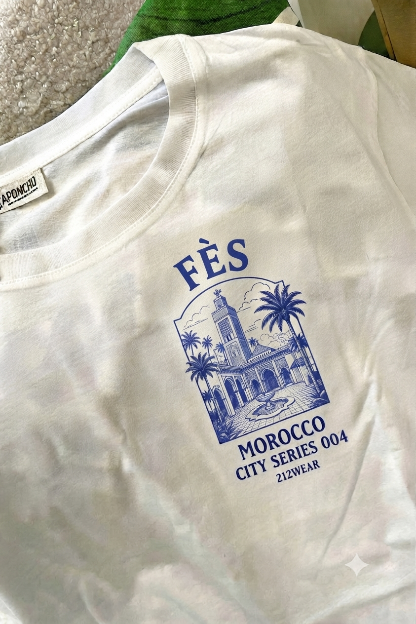212WEAR City Series 004 – Fès Premium Oversized T-Shirt