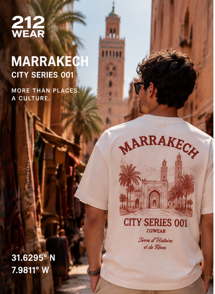 212WEAR City Series 001 – Marrakech Premium Oversized T-Shirt