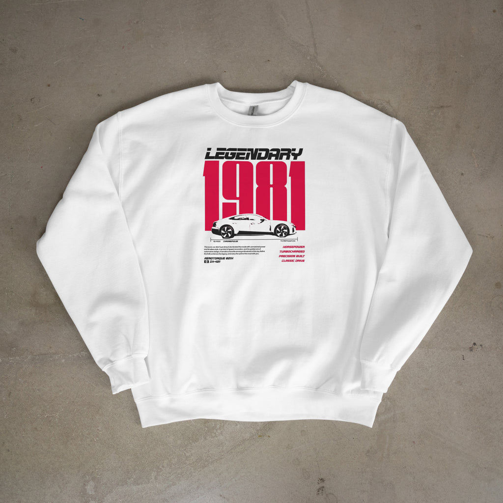 Legendary 1981 – Classic Drive Crewneck