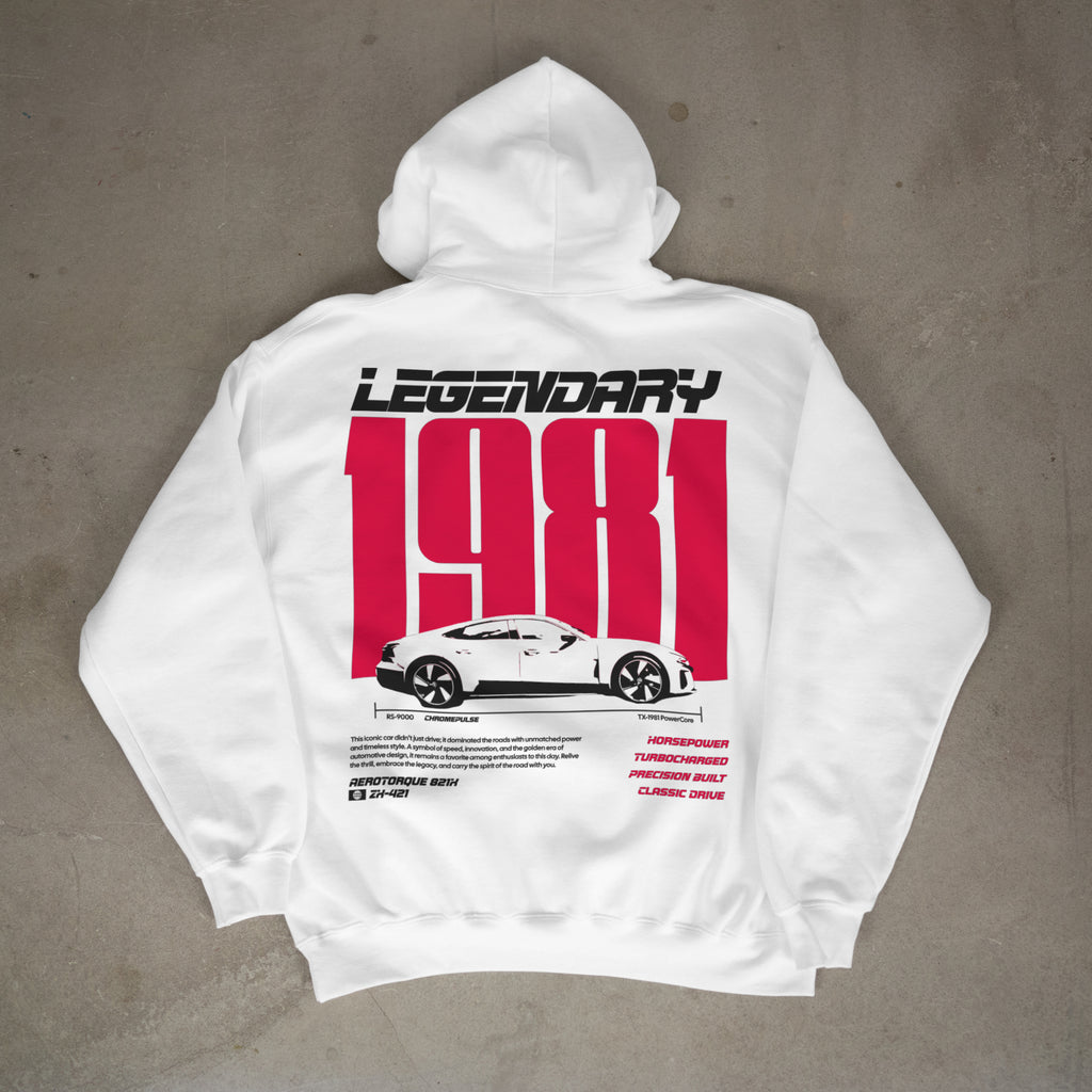 Legendary 1981 Hoodie – Supercar Legacy Edition
