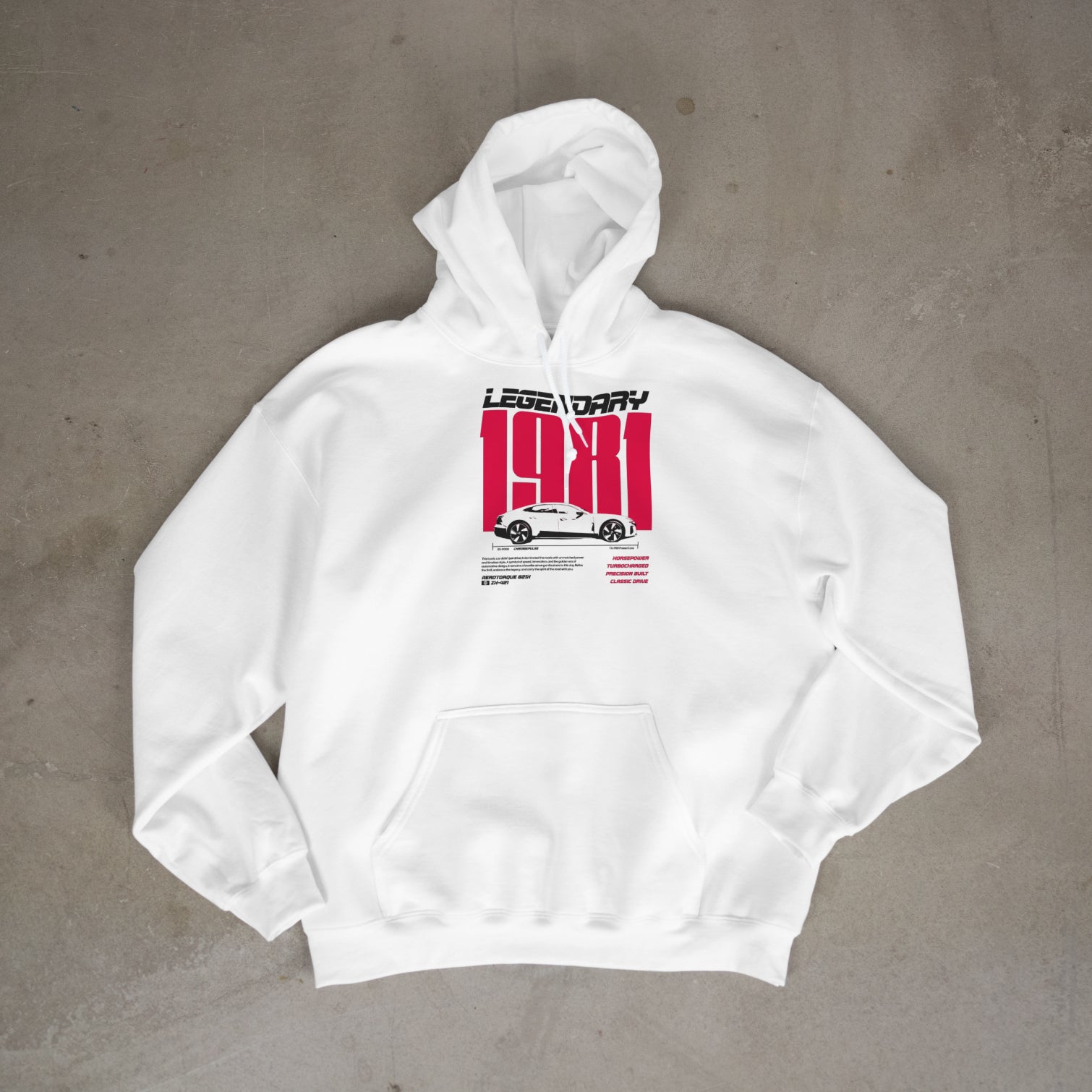 Legendary 1981 Hoodie – Supercar Legacy Edition