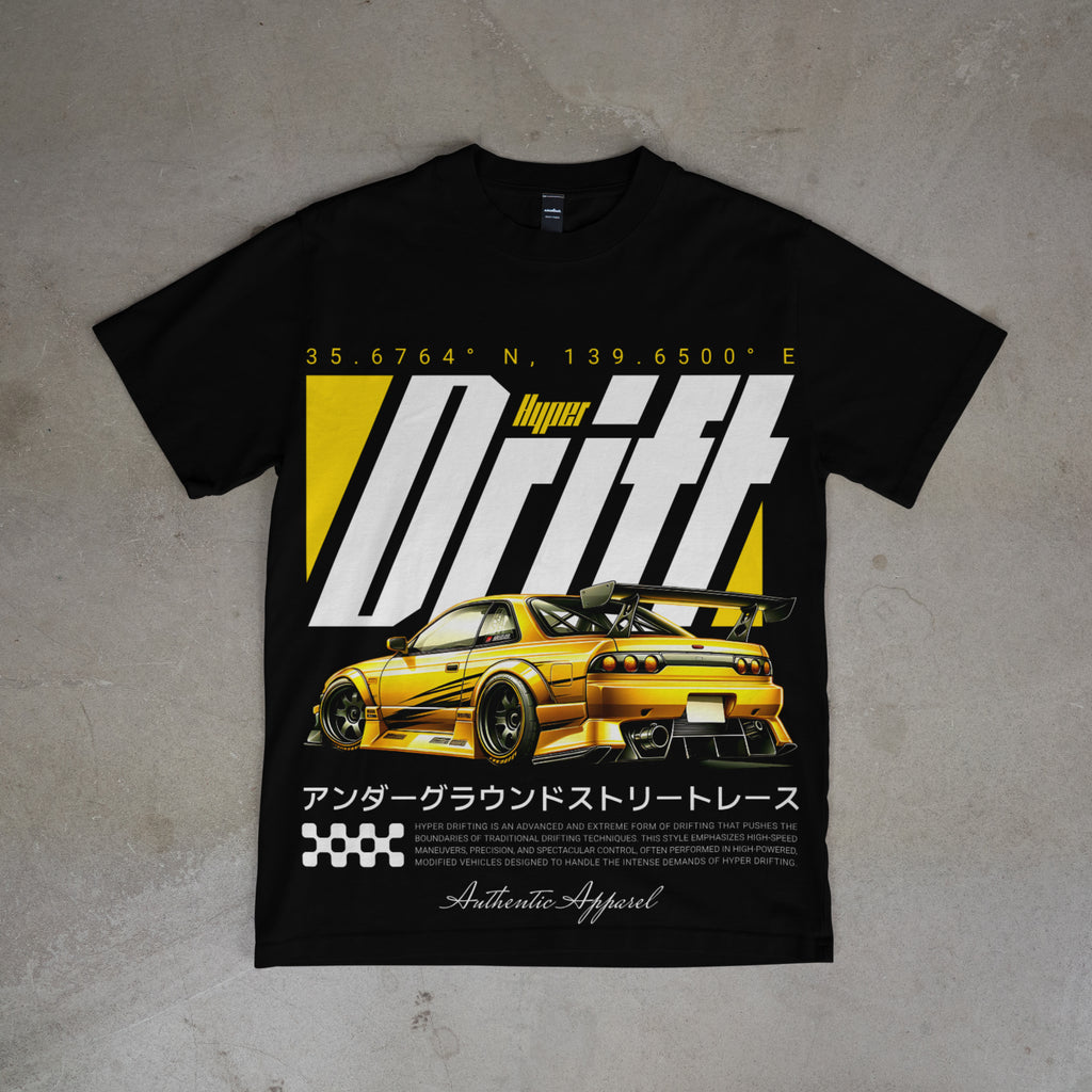 Hyper FF Oversized Tee – Underground Drift Graphic