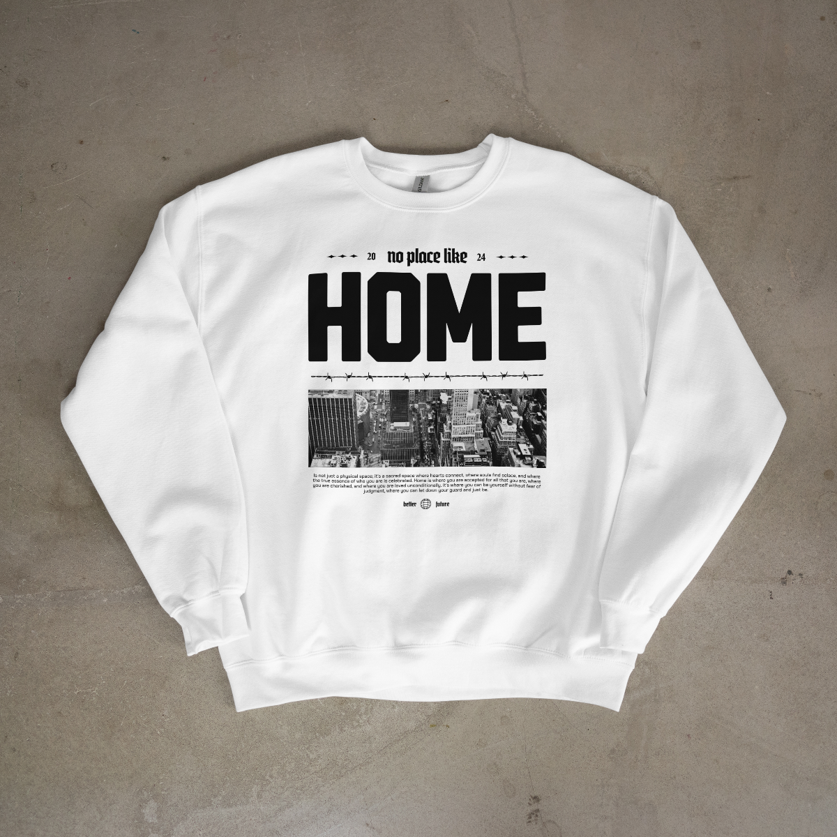 No Place Like Home Oversized Hoodie
