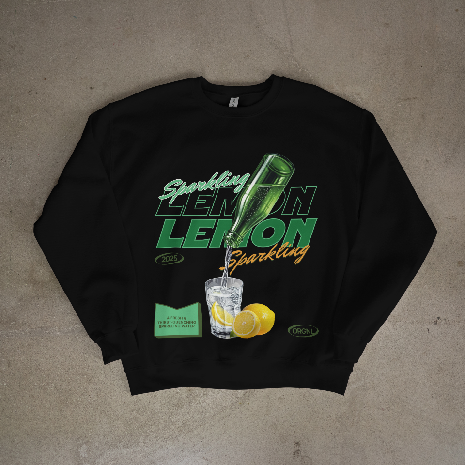 Sparkling Lemon Crewneck – Fresh Pressure Edition